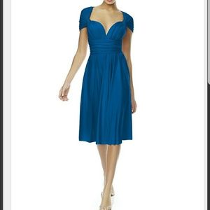 Twist Wrap Dress by Dessy